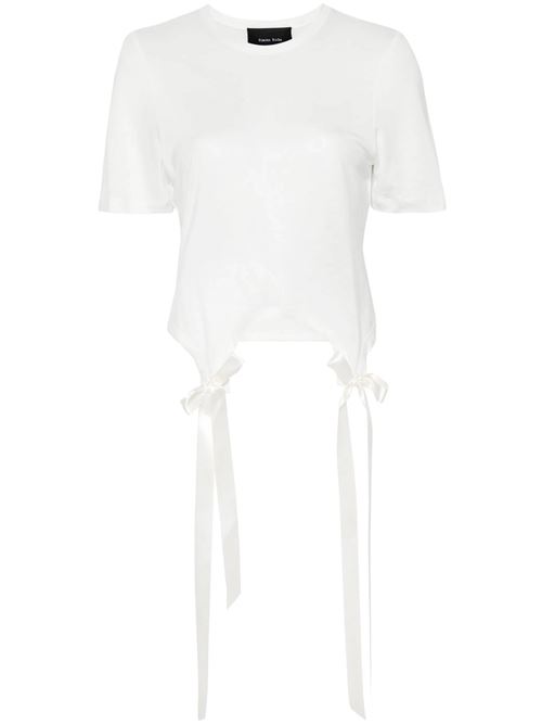 Ivory white cotton top Simone Rocha | 52230571IVORY